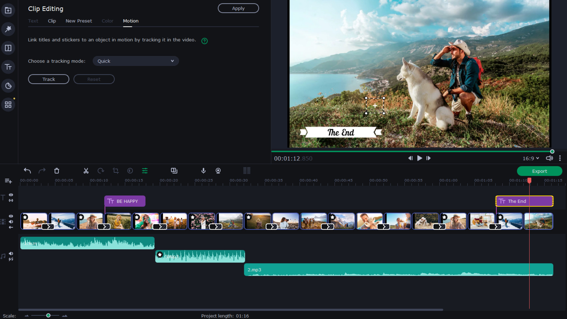 Movavi Slideshow Maker 8 screenshot 5
