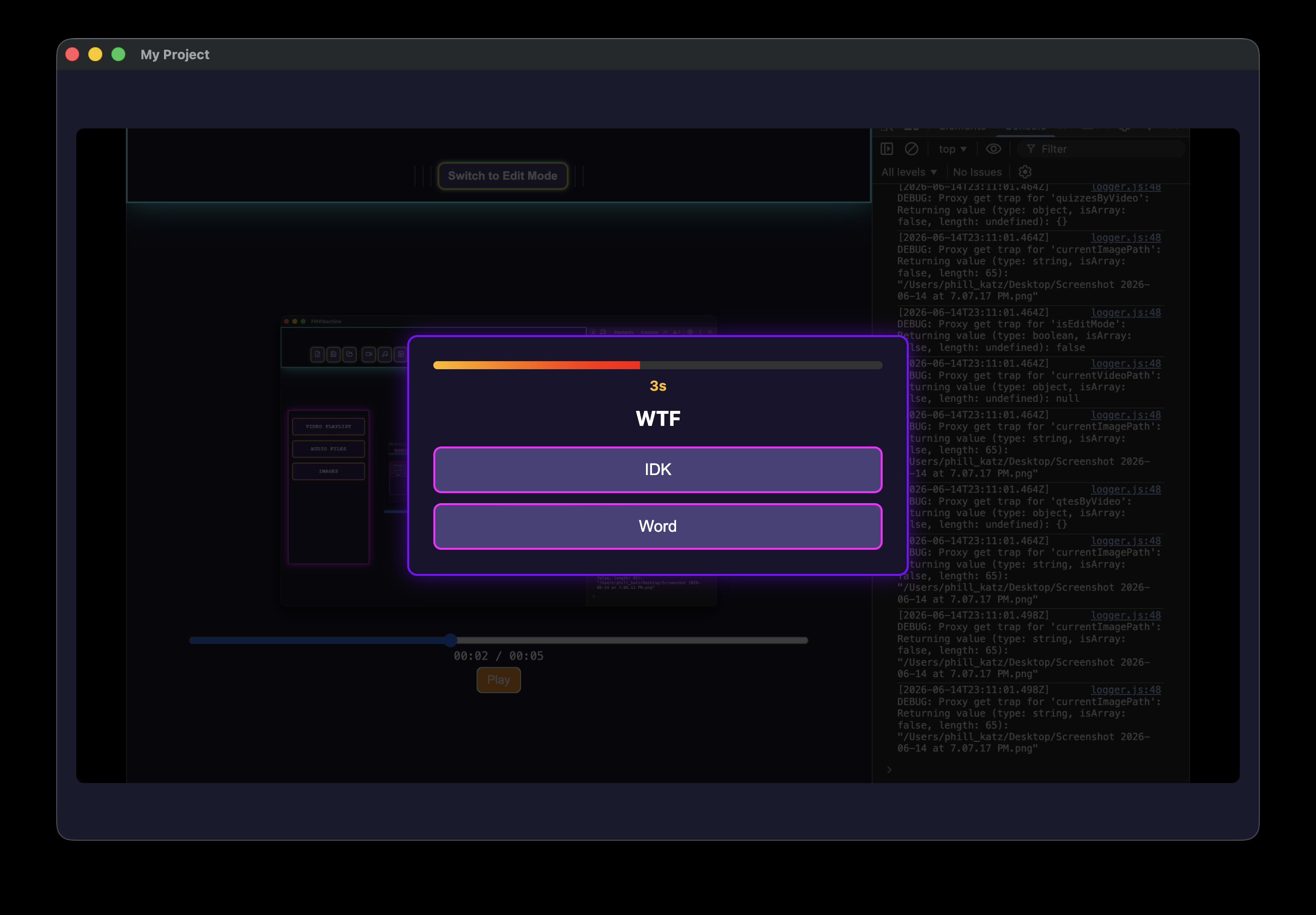 FMVMachine screenshot 3