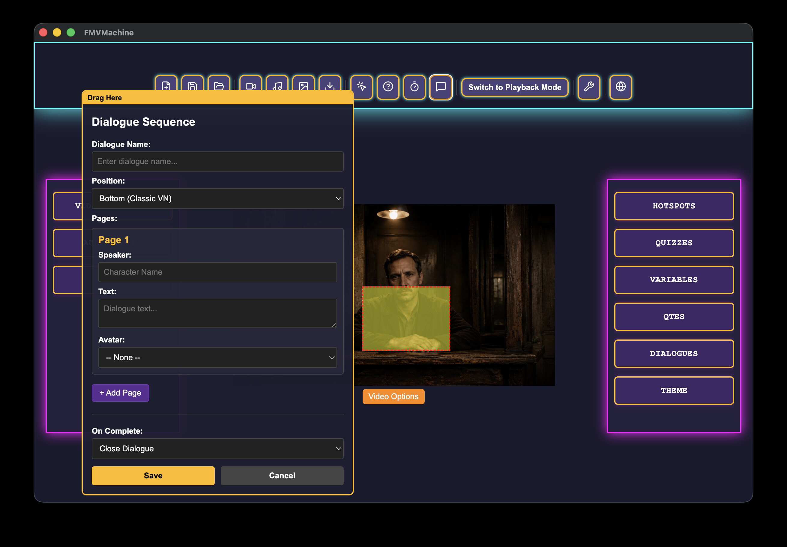 FMVMachine screenshot 4