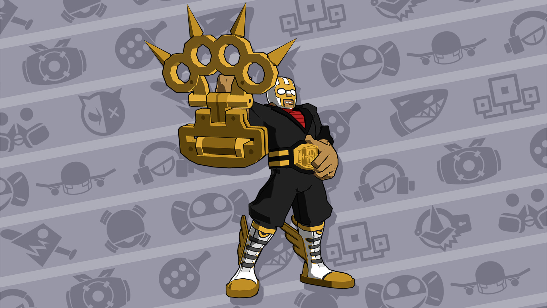 Lethal League Blaze - Shining-Gold Super Winner outfit for Nitro screenshot 5
