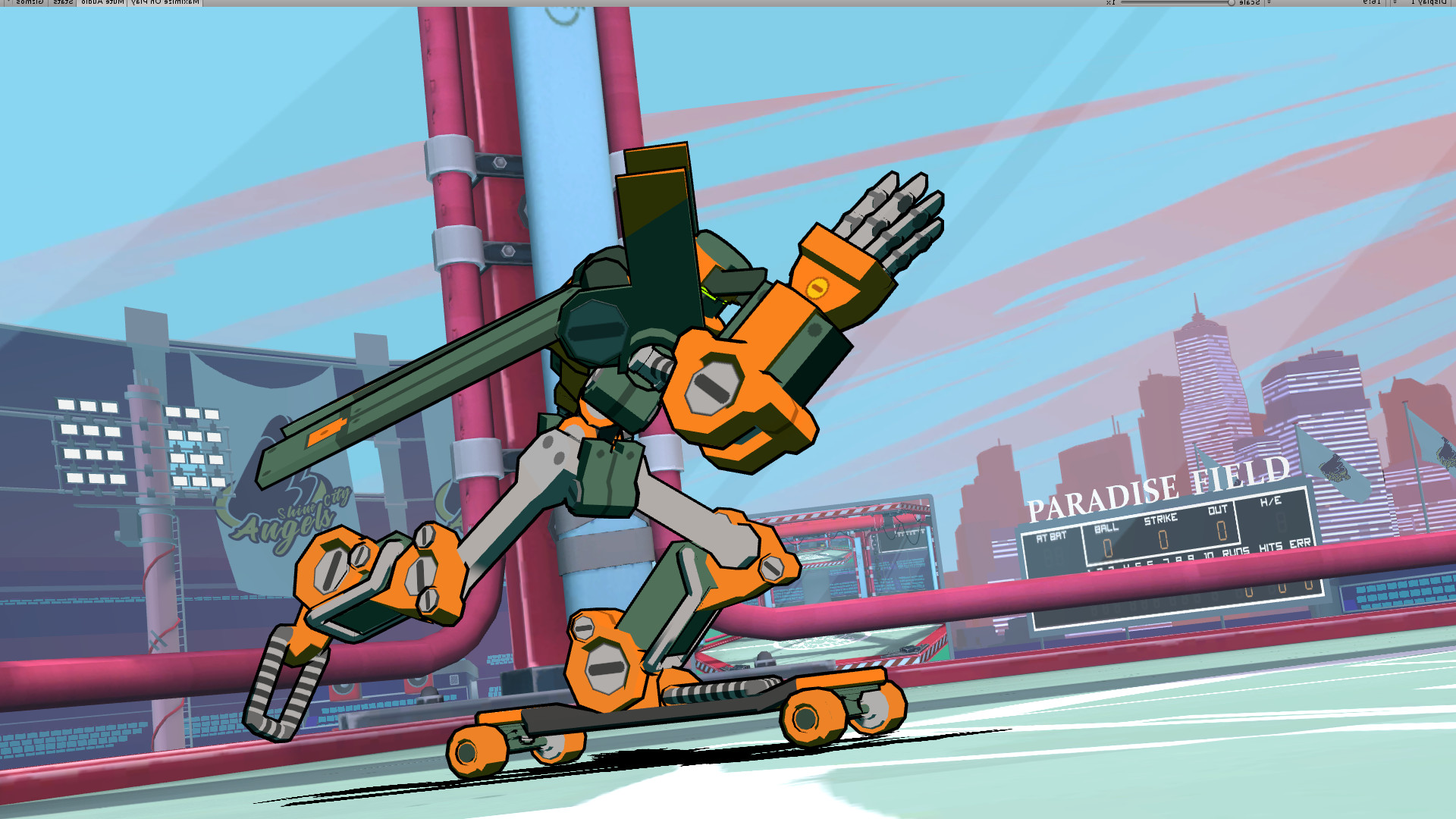 Lethal League Blaze - Insectoid Loneriding Mechranger outfit for Switch screenshot 1