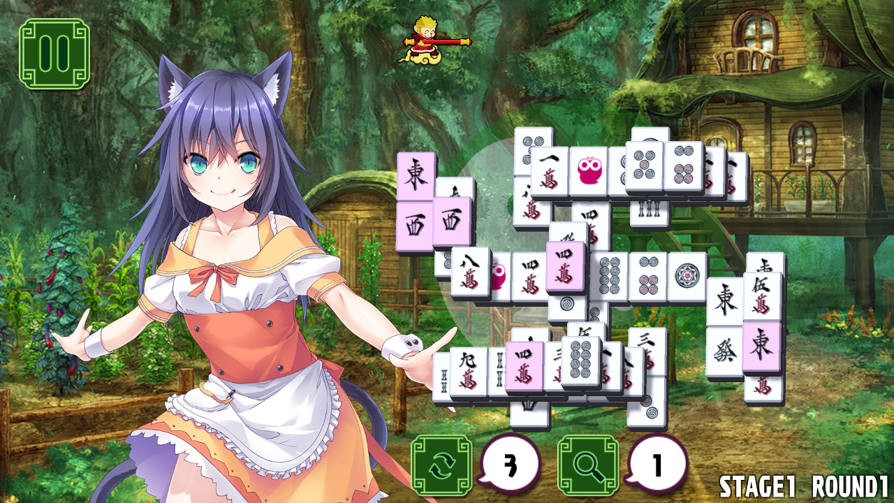 Pretty Girls Mahjong Solitaire [GREEN] screenshot 7