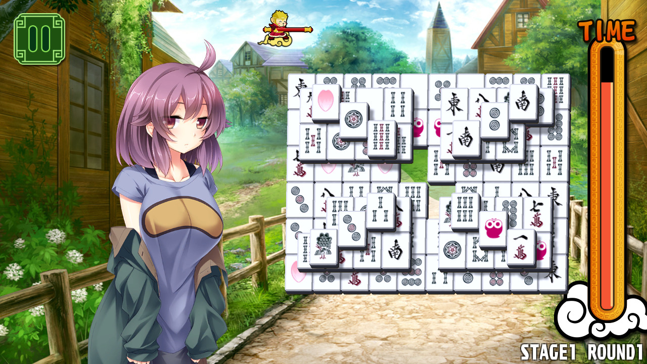 Pretty Girls Mahjong Solitaire [GREEN] screenshot 8
