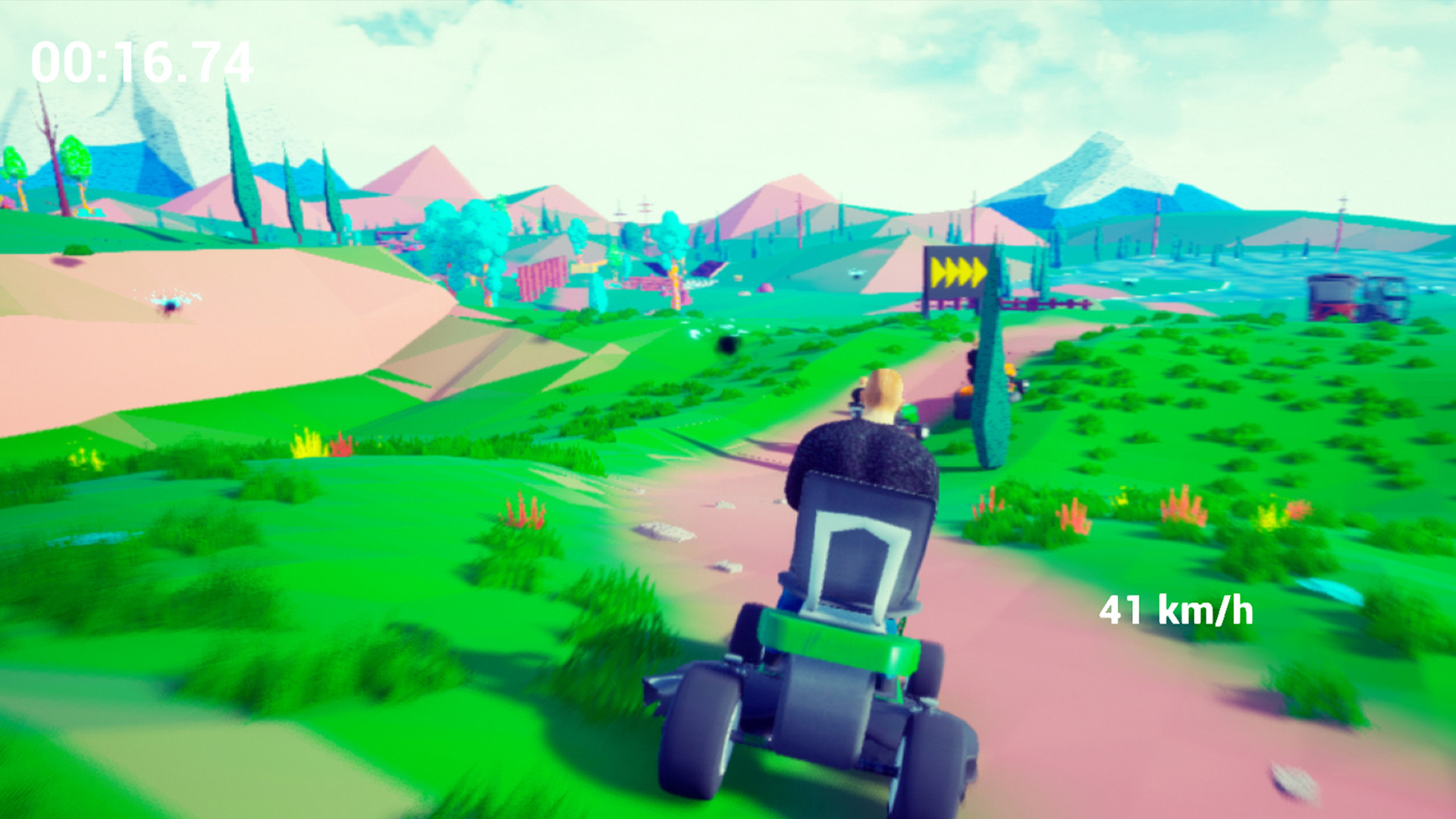 Lawnmower Game: Racing screenshot 1