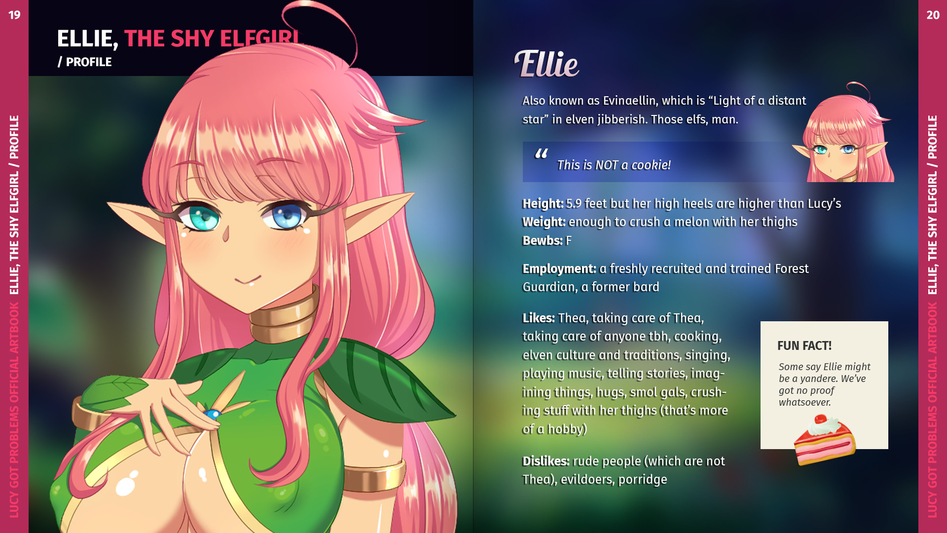 Lucy Got Problems - Artbook and Wallpapers (Silver Edition) screenshot 2