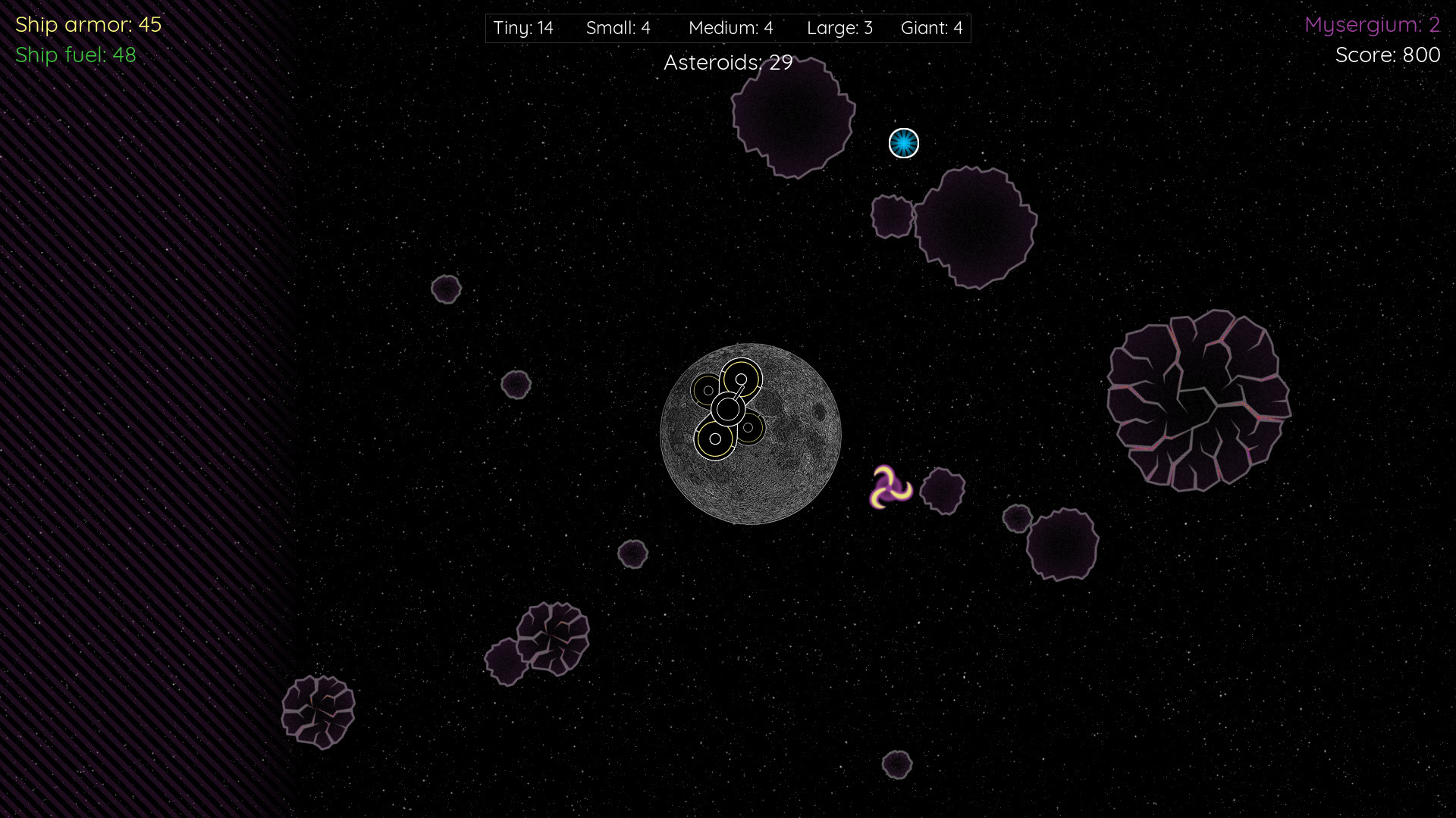 Dark Asteroids screenshot 1