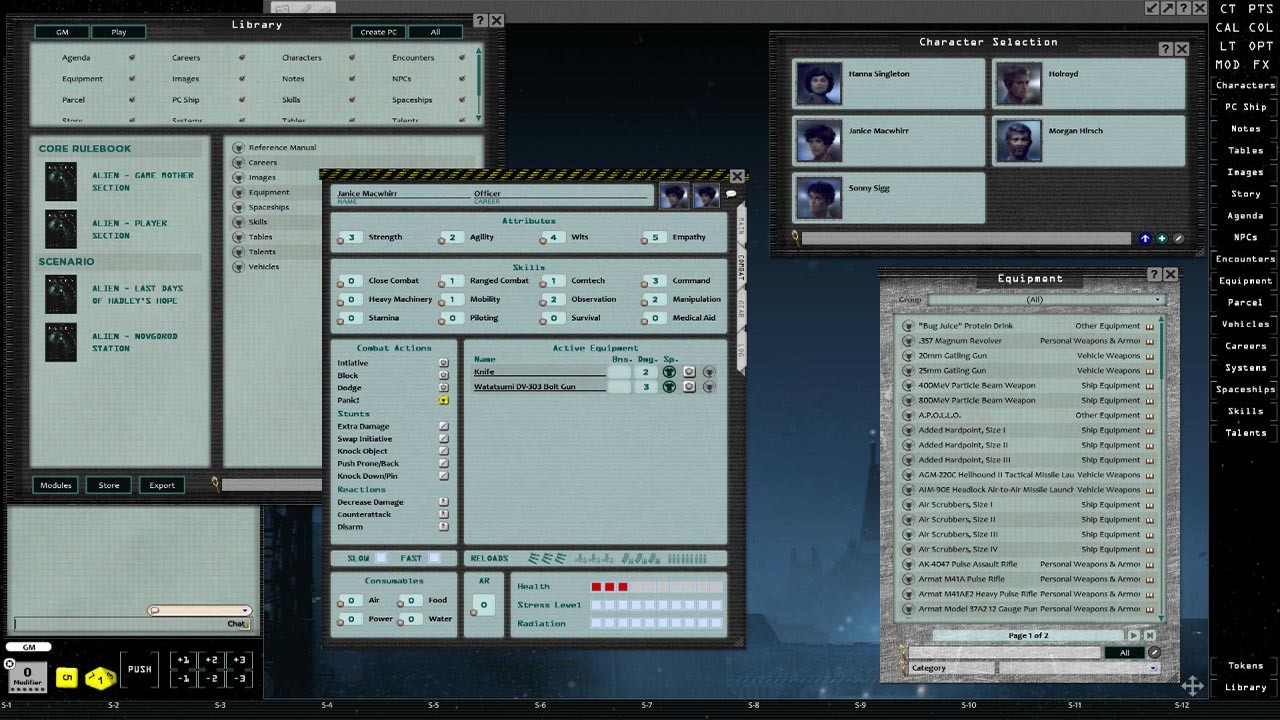Fantasy Grounds - Alien the Roleplaying Game screenshot 4
