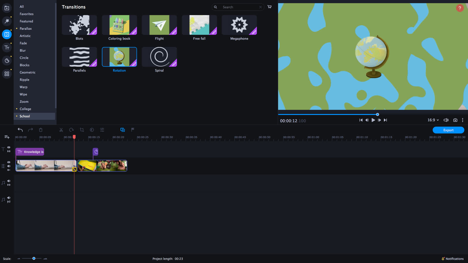 Movavi Video Editor Plus 2021 - Education Set screenshot 2