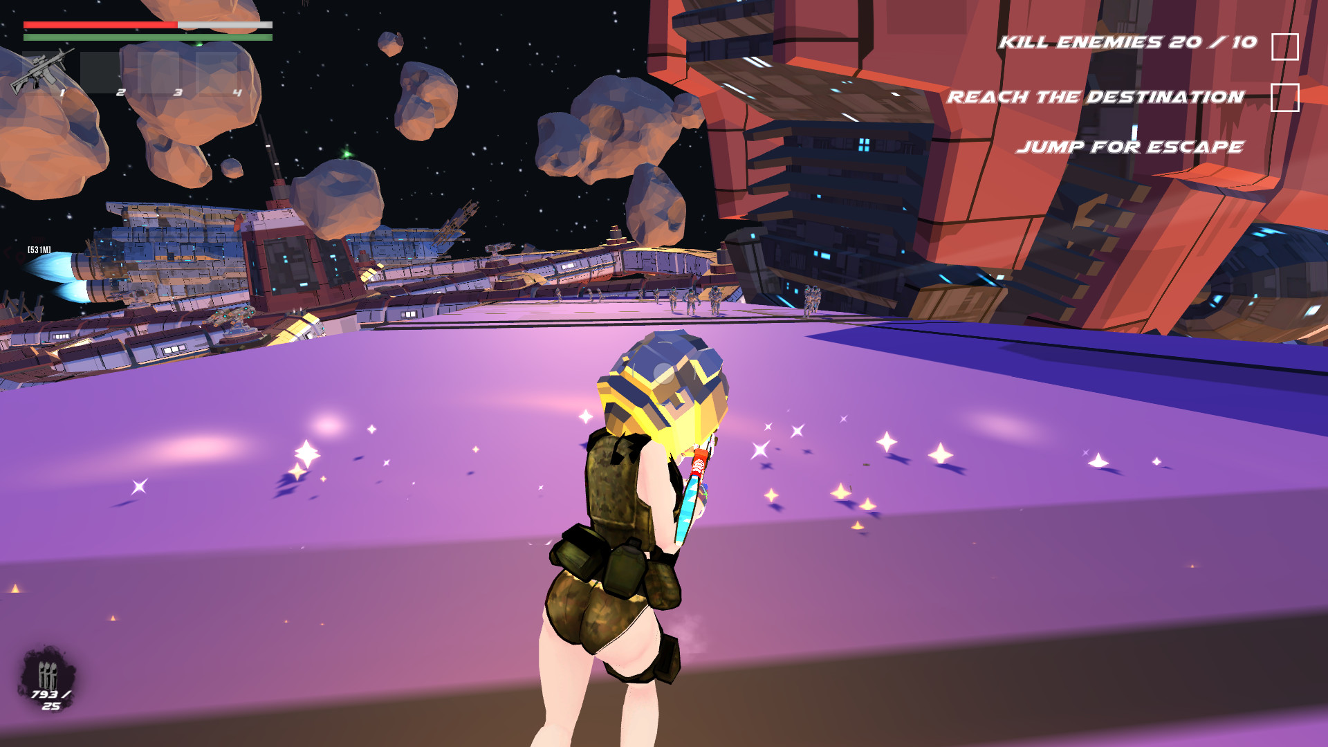 Space Runner - Anime screenshot 5
