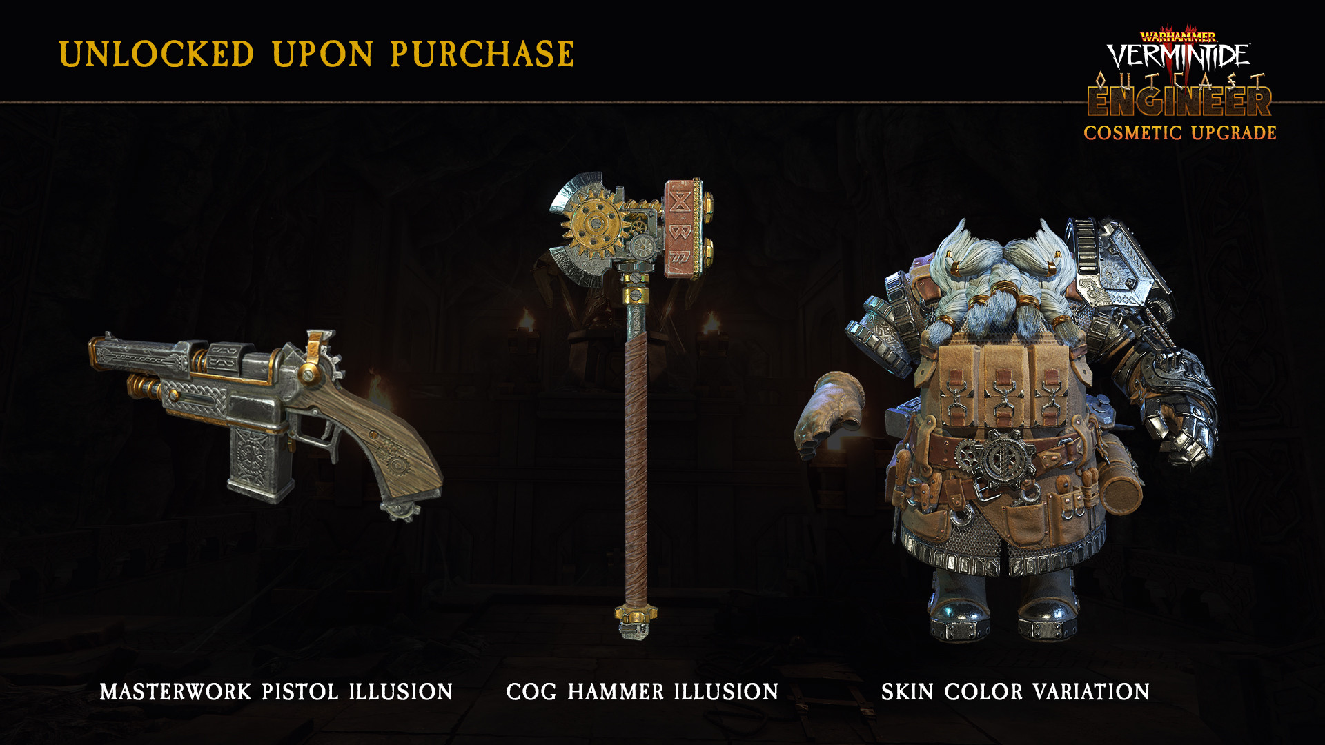 Warhammer: Vermintide 2 - Outcast Engineer Cosmetic Upgrade screenshot 1