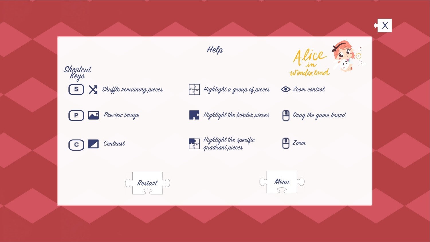 Alice in Wonderland - a jigsaw puzzle tale screenshot 9