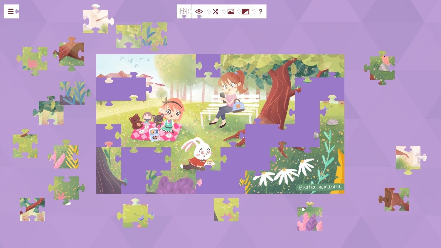Alice in Wonderland - a jigsaw puzzle tale screenshot 6