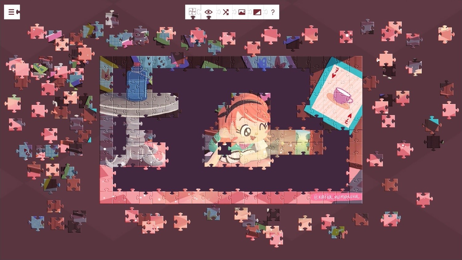 Alice in Wonderland - a jigsaw puzzle tale screenshot 7