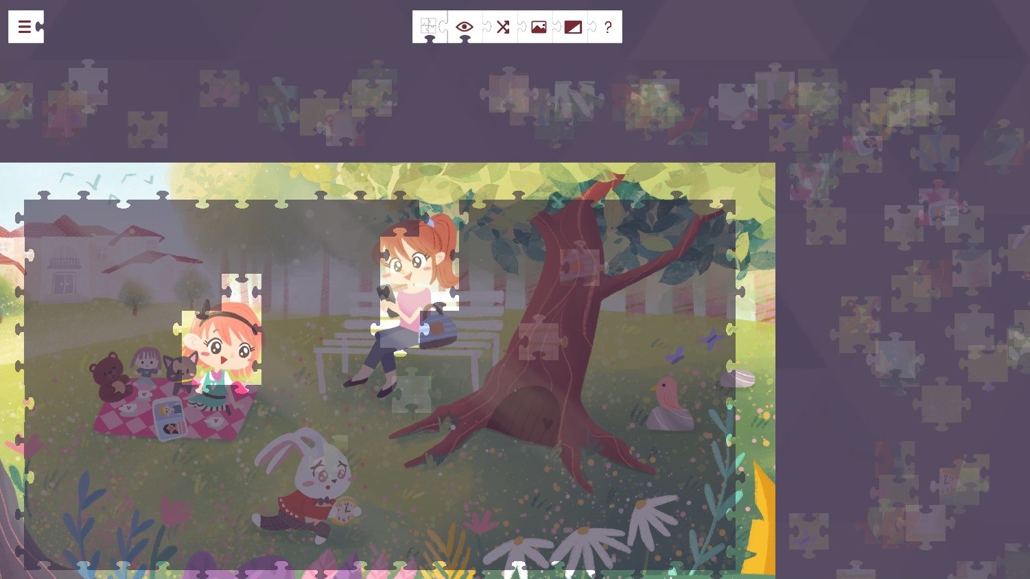 Alice in Wonderland - a jigsaw puzzle tale screenshot 5