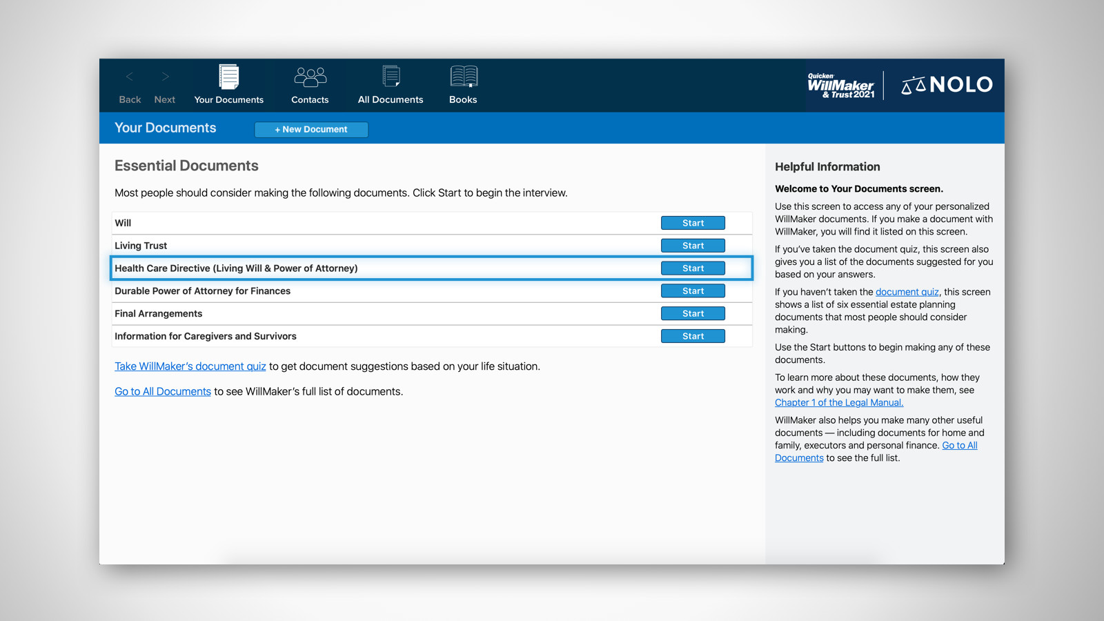 Quicken WillMaker & Trust 2021 screenshot 5