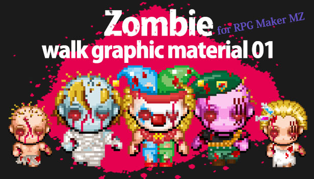 Steamで60% OFF：RPG Maker MZ - Zombie walk graphic material 01