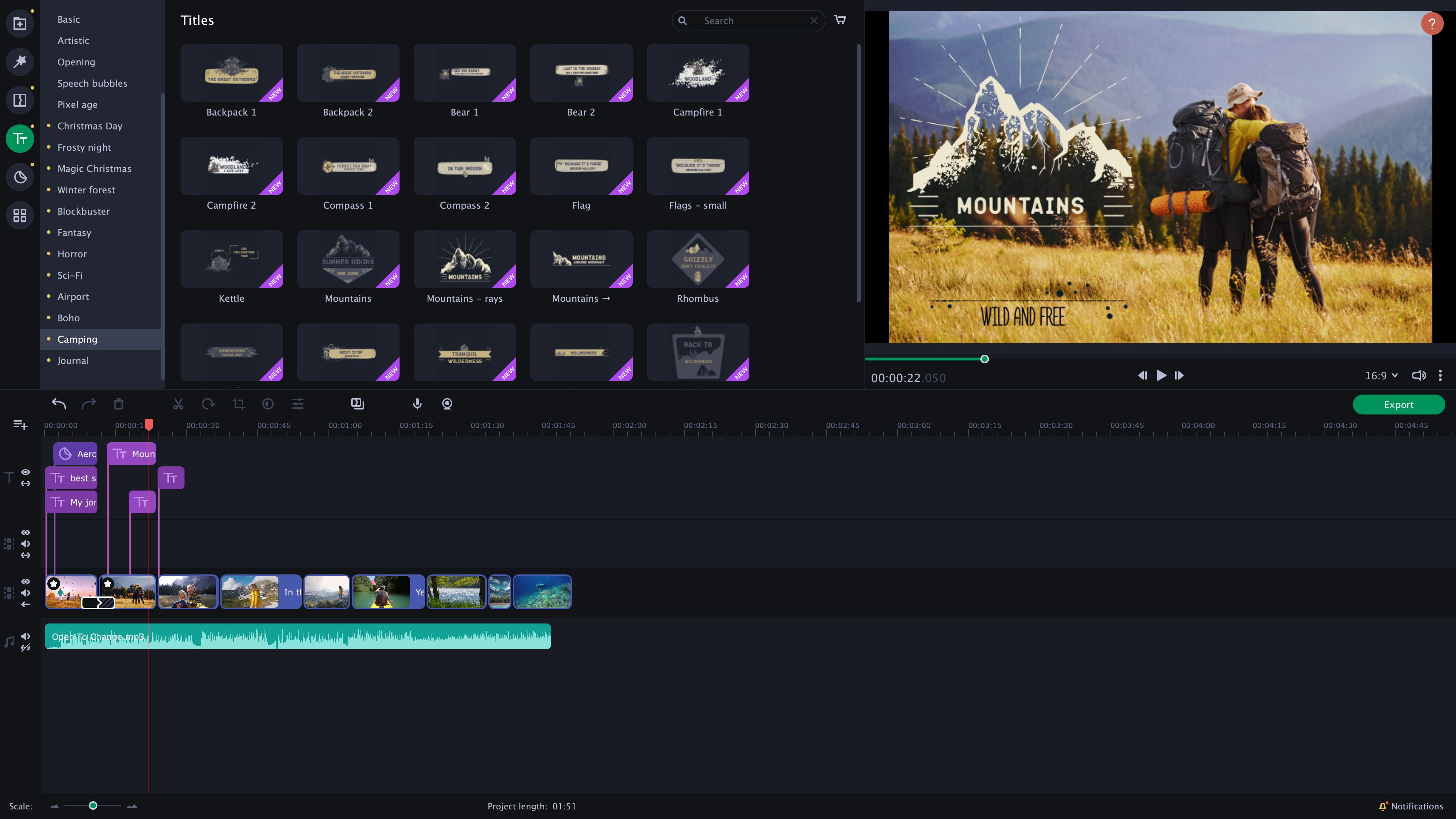 Movavi Slideshow Maker 8 - Travel Set screenshot 3