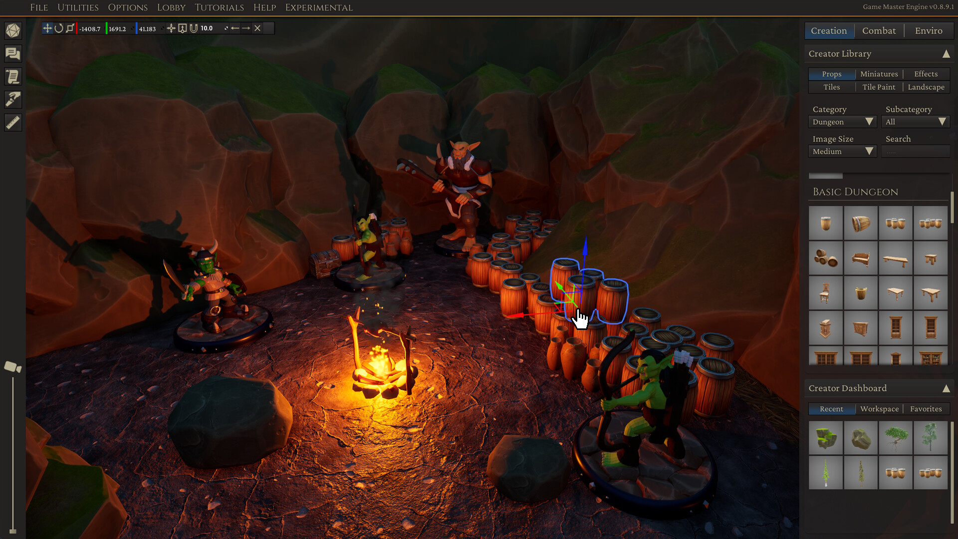 Game Master Engine screenshot 1