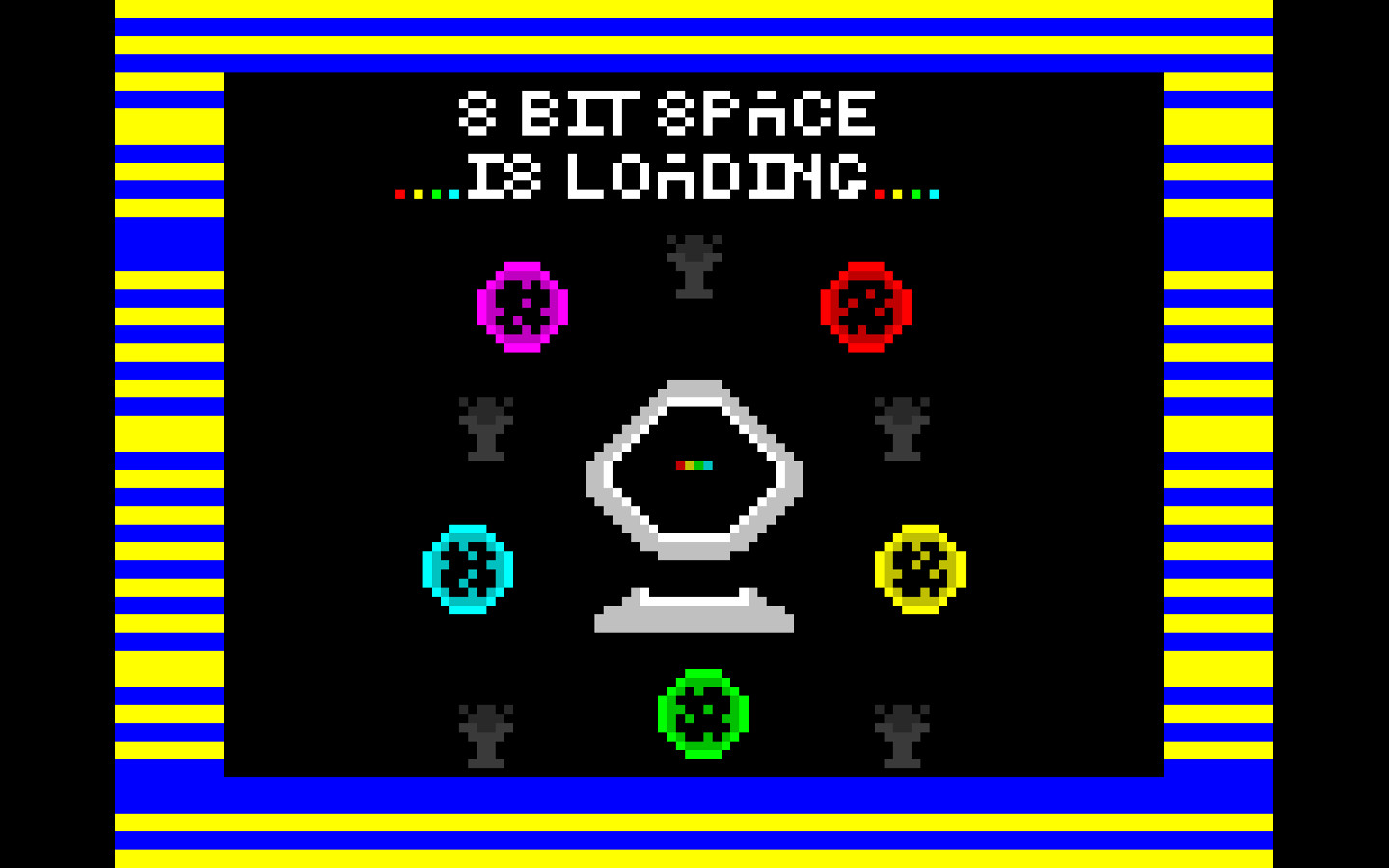 ZX Spectrum 8-bit pixel art picture 