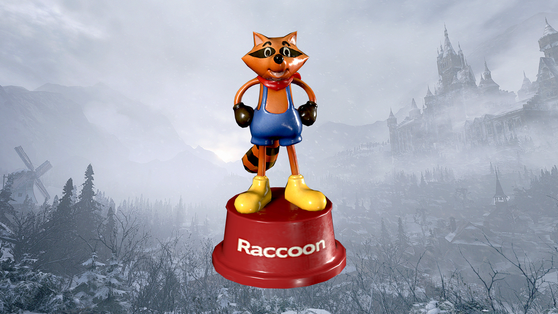 Resident Evil Village - Mr. Raccoon Weapon Charm screenshot 1