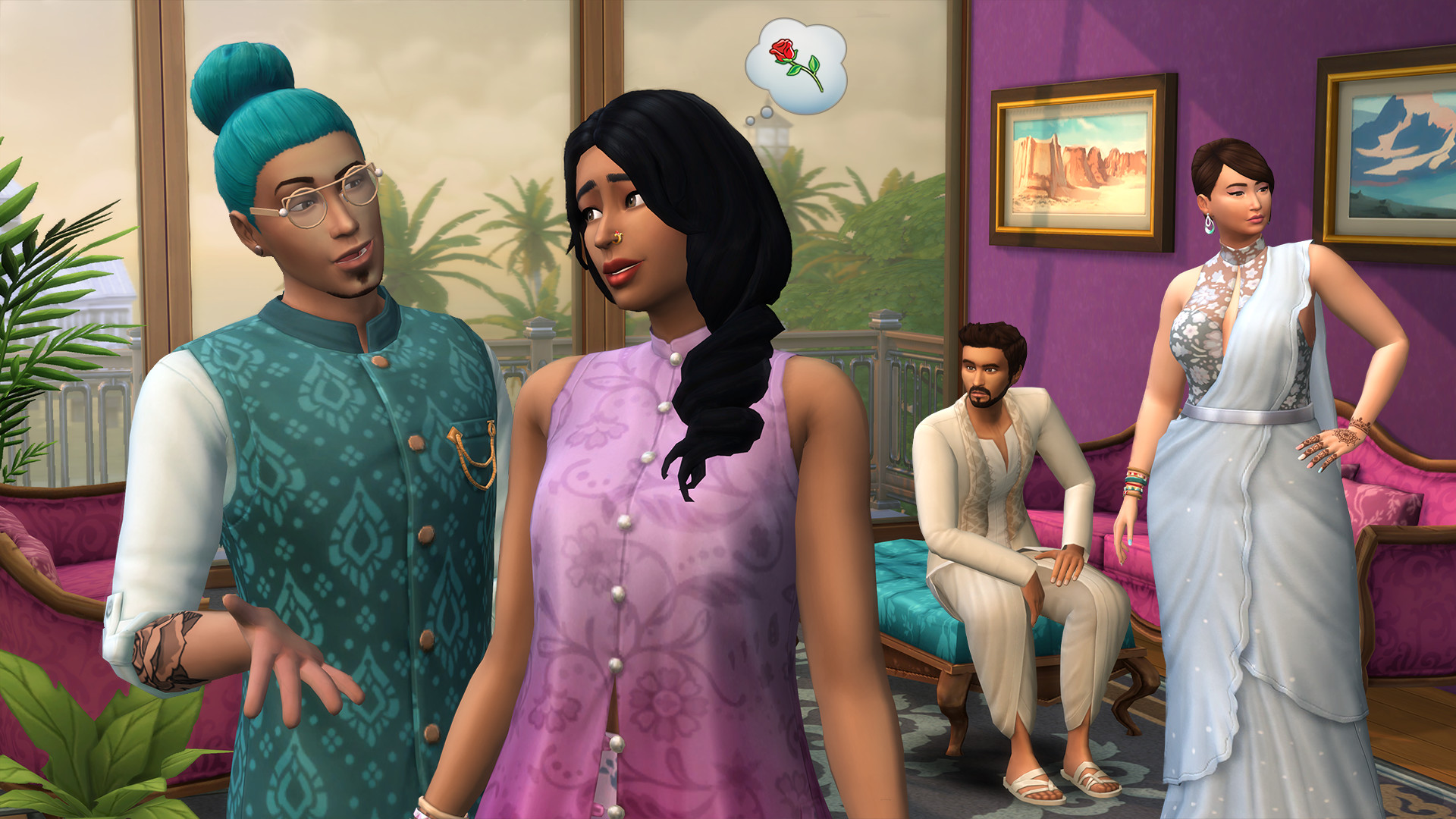 The Sims™ 4 Fashion Street Kit screenshot 1