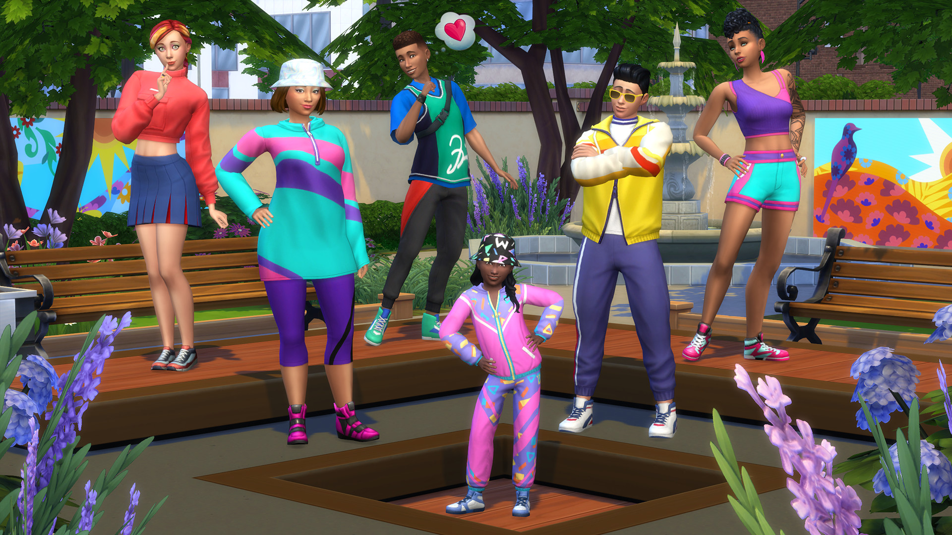 The Sims™ 4 Throwback Fit Kit screenshot 2