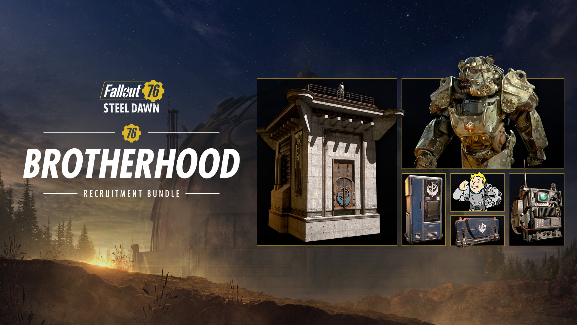 Fallout 76: Brotherhood Recruitment Bundle screenshot 1