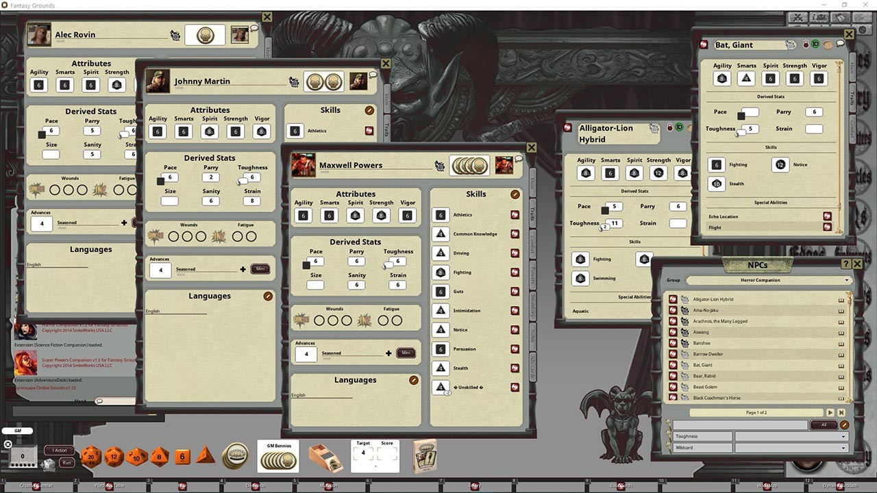 Fantasy Grounds - FG Theme - Gothic screenshot 6