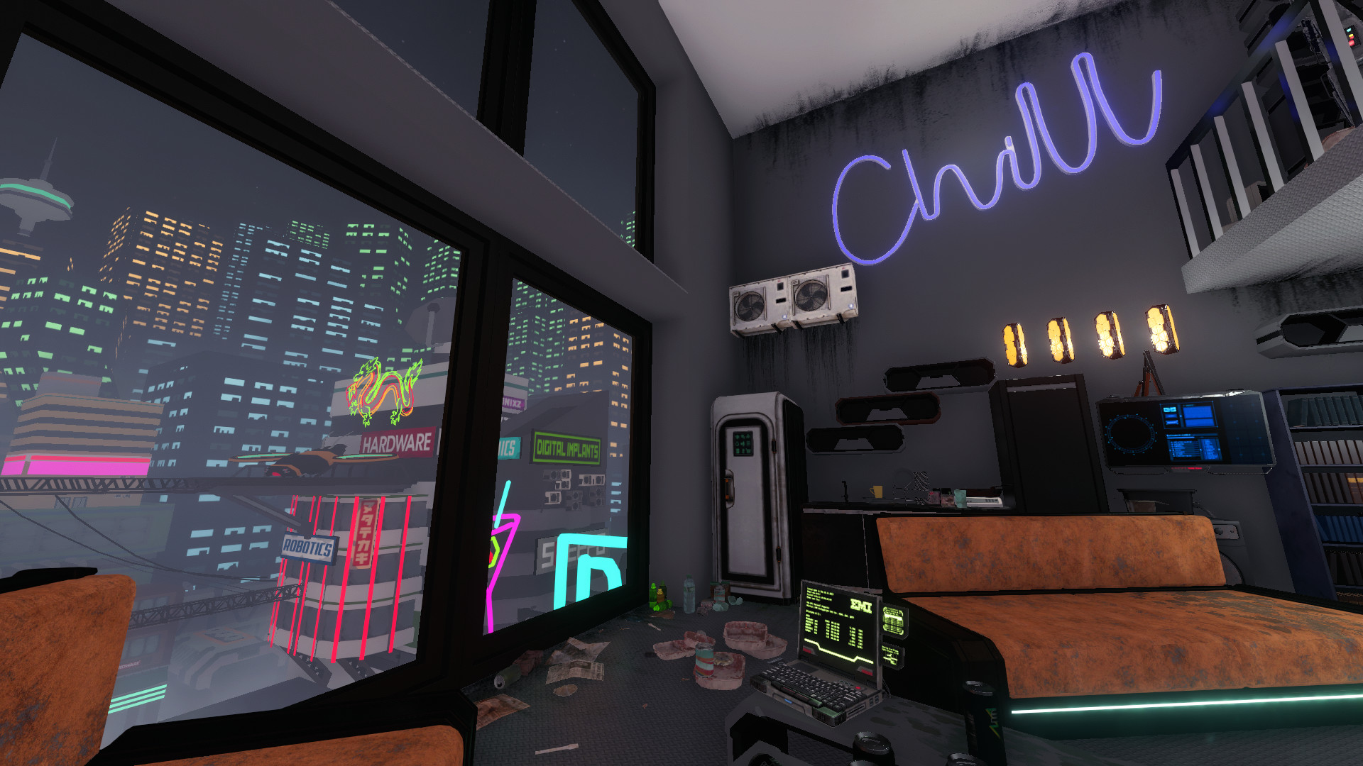 House Flipper - Cyberpunk DLC screenshot 6
