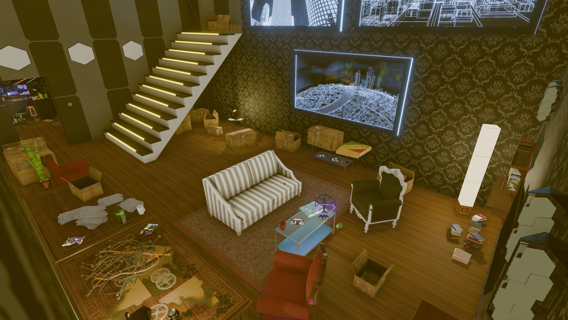 House Flipper - Cyberpunk DLC screenshot 3