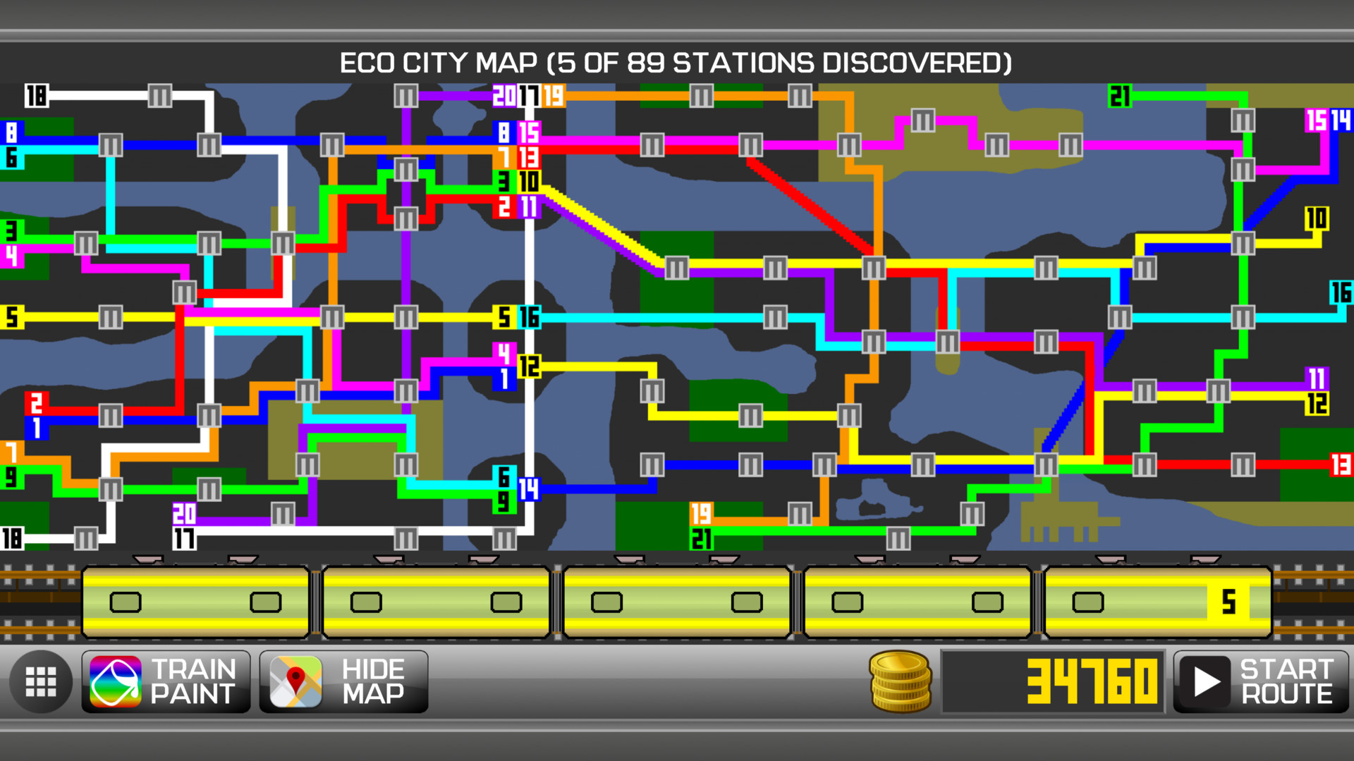 Subway Train Simulator 2D screenshot 8