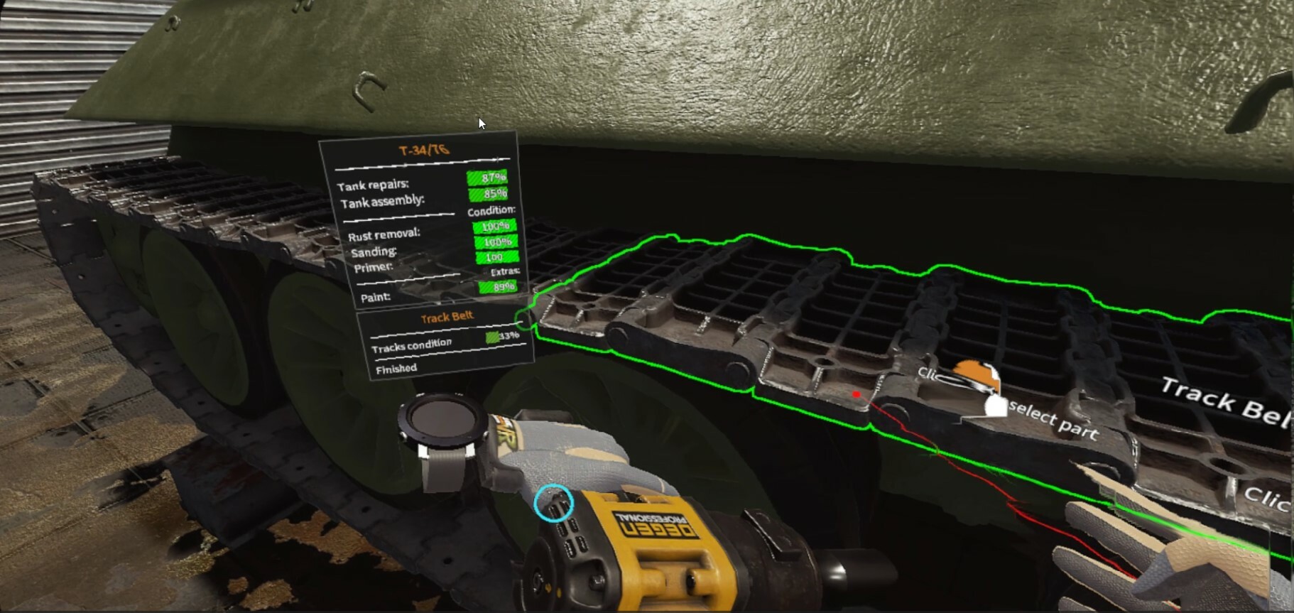 Tank Mechanic Simulator VR screenshot 6