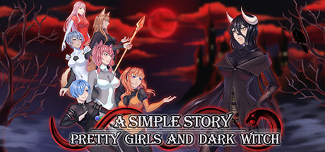 Pretty Girls and Dark Witch. A simple story — Steam header
