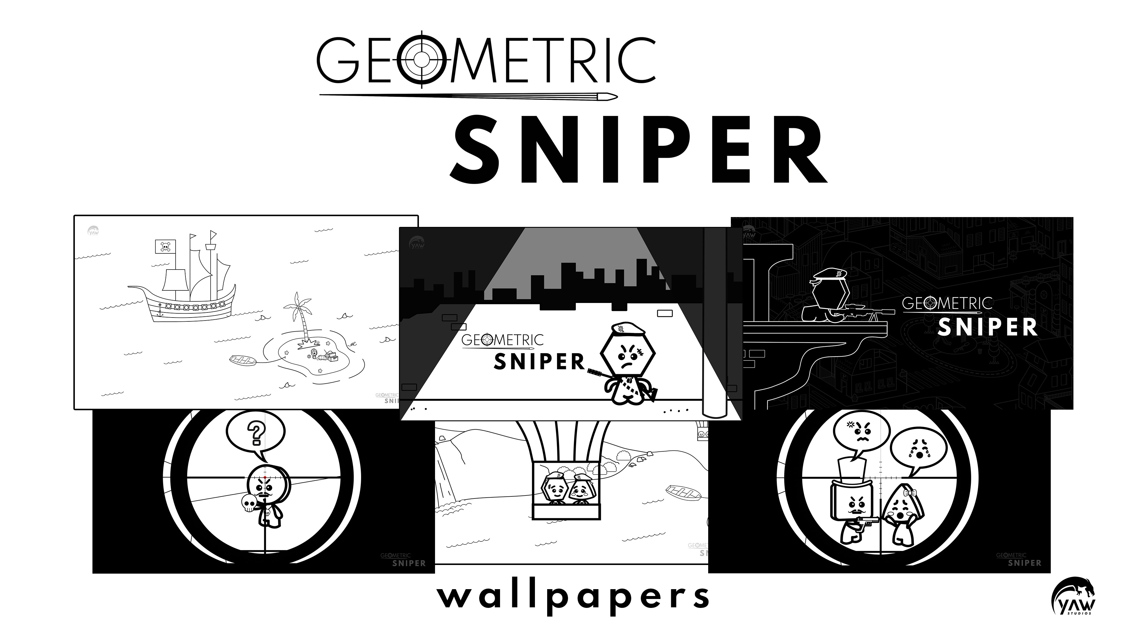 Geometric Sniper - Wallpapers screenshot 1