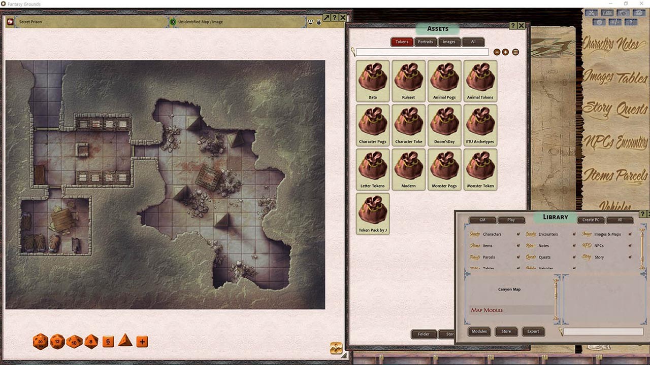 Fantasy Grounds - FG Theme - Wizard's Desk screenshot 5