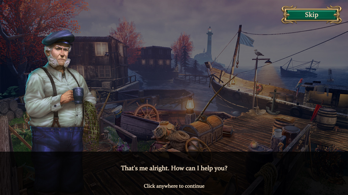 Detective notes. Lighthouse Mystery Solitaire screenshot 6