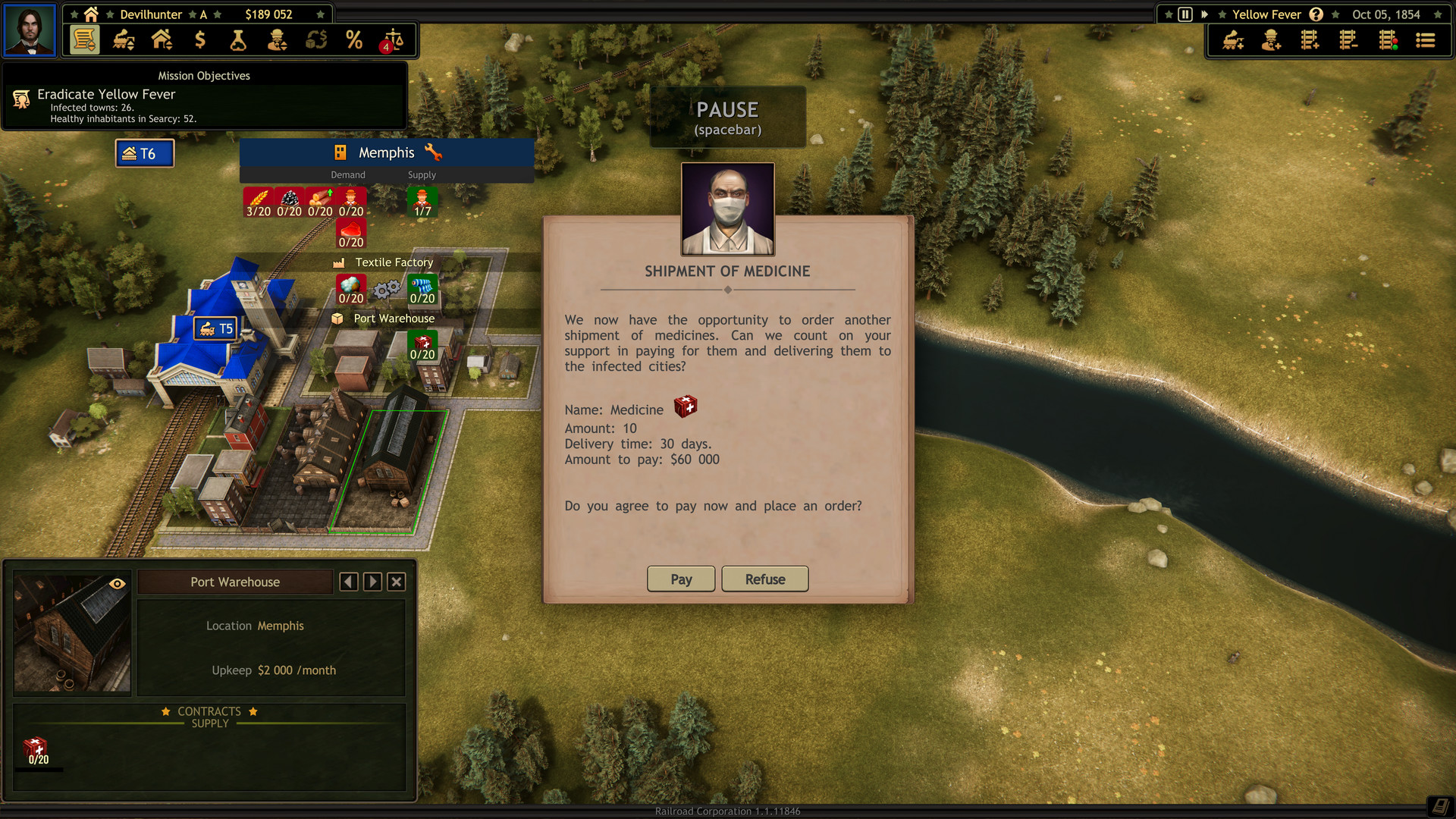 Railroad Corporation - Yellow Fever DLC screenshot 5
