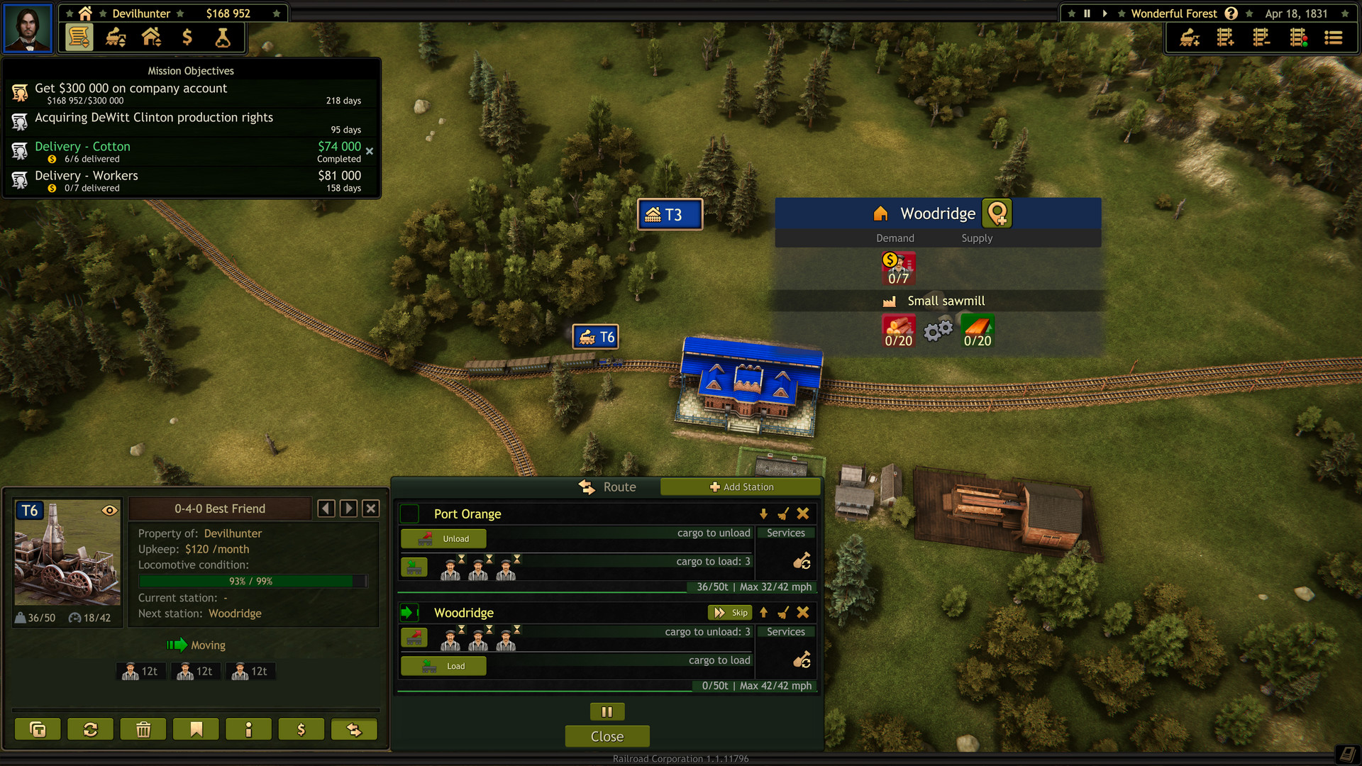 Railroad Corporation - Wonderful Forest DLC screenshot 3