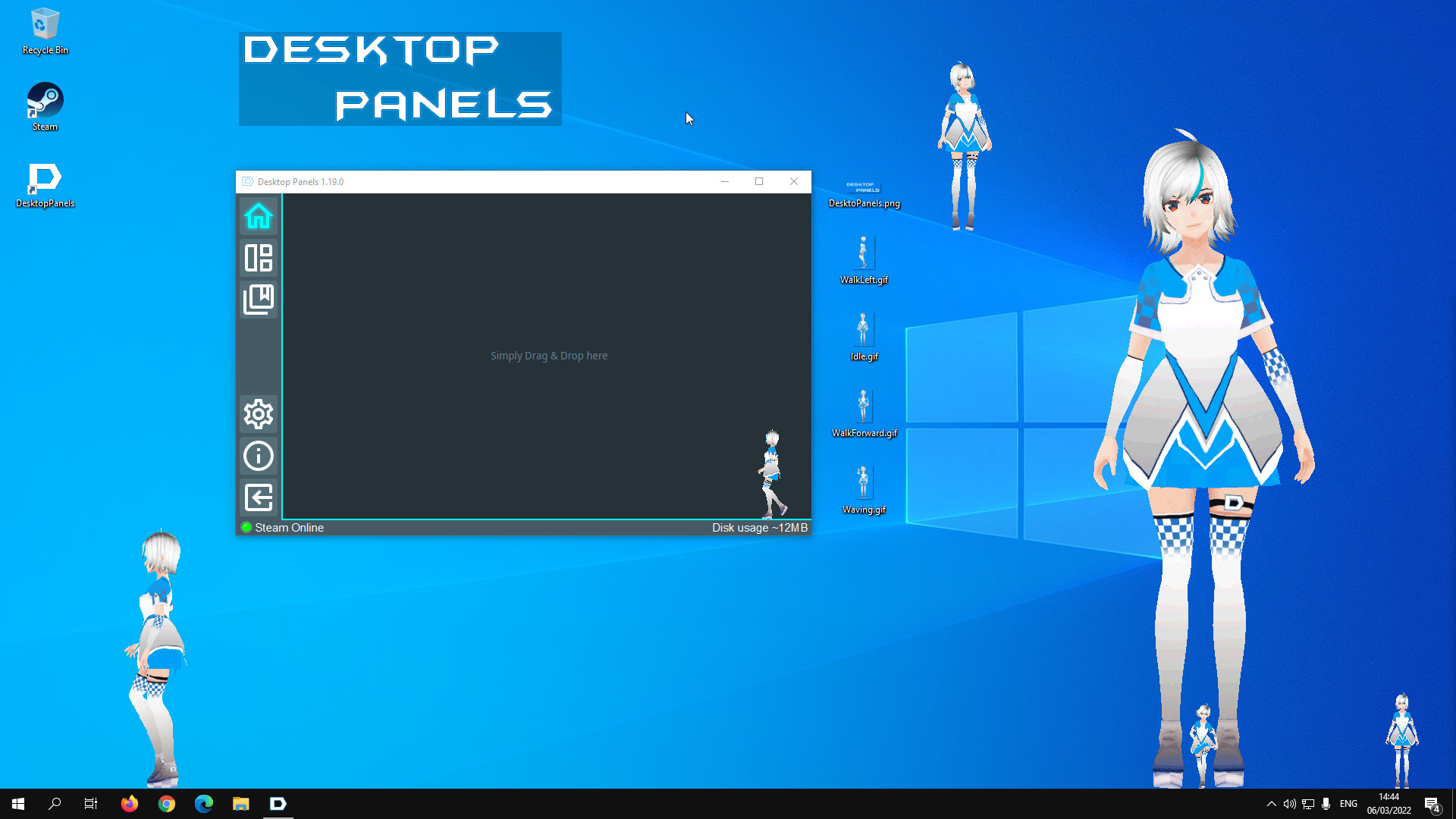 Desktop Panels screenshot 2