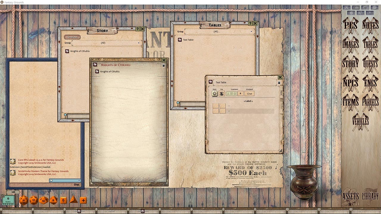 Fantasy Grounds - FG Theme - Western screenshot 2