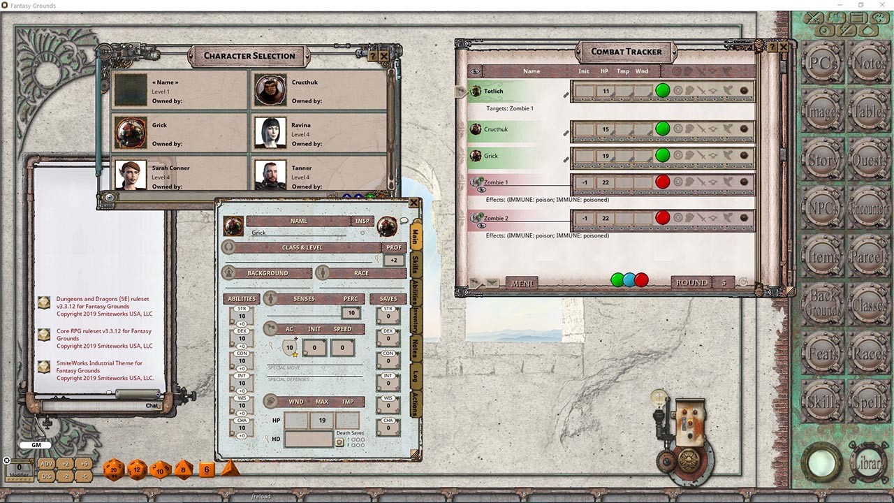 Fantasy Grounds - FG Theme - INDUSTRIAL screenshot 2