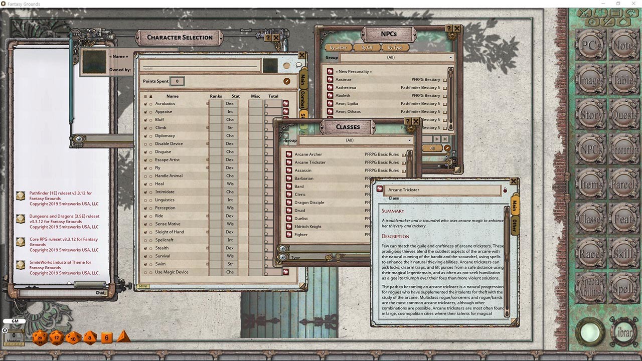 Fantasy Grounds - FG Theme - INDUSTRIAL screenshot 3