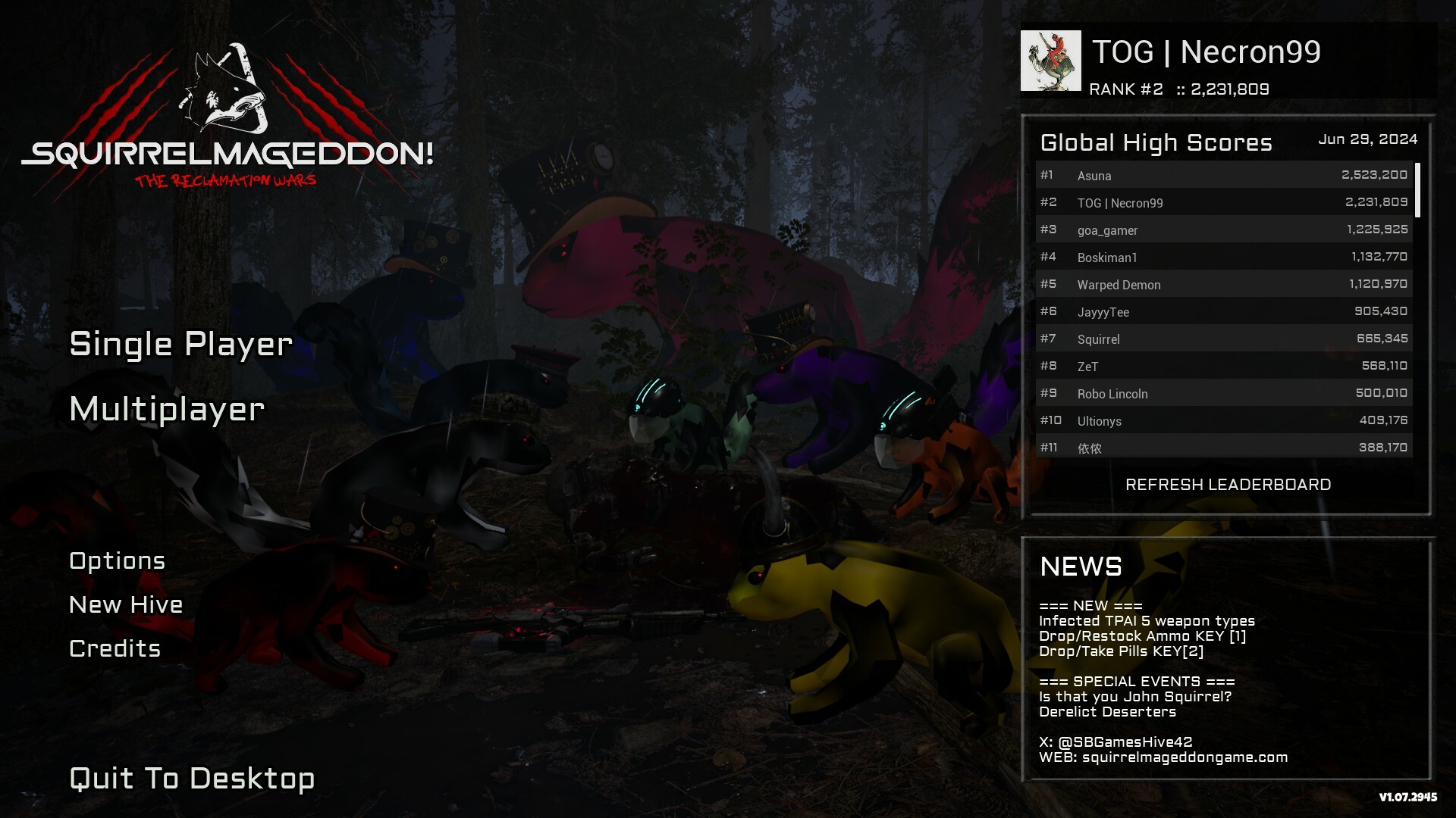 Squirrelmageddon! screenshot 1