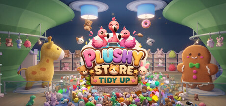 Plushy Store Tidy Up — Steam header