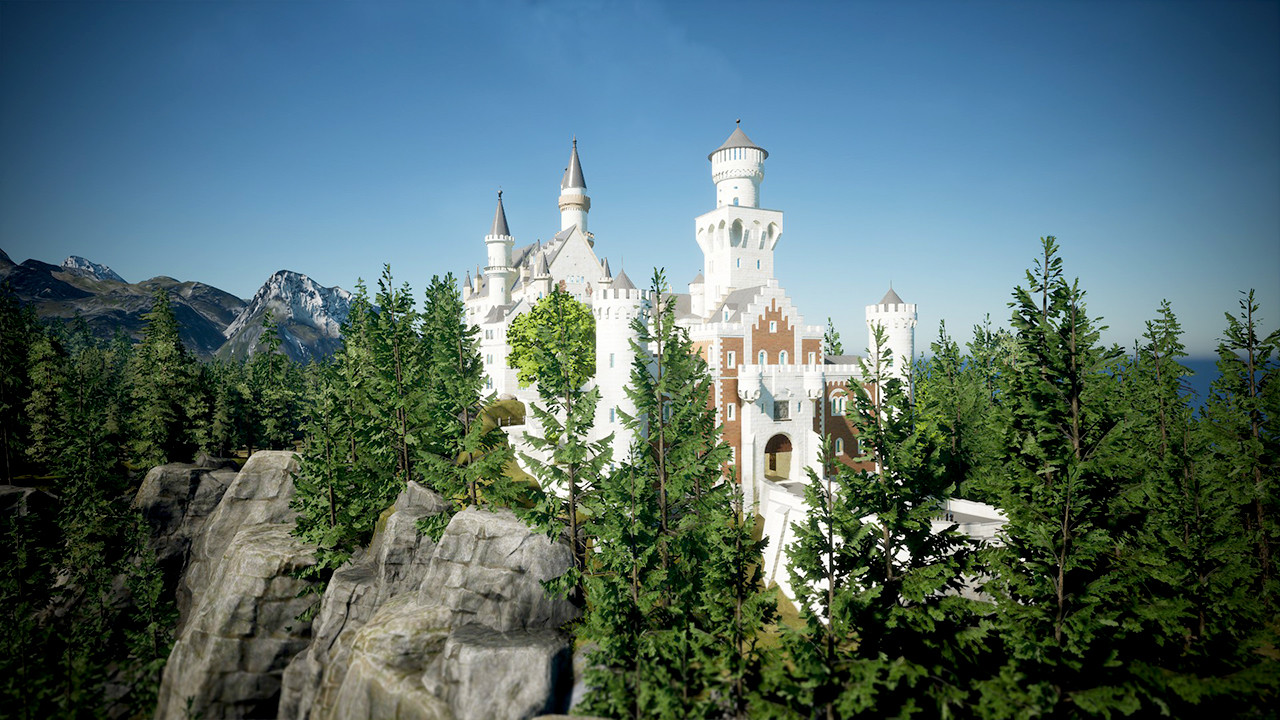 Fernbus Simulator - Bavarian Castle screenshot 1