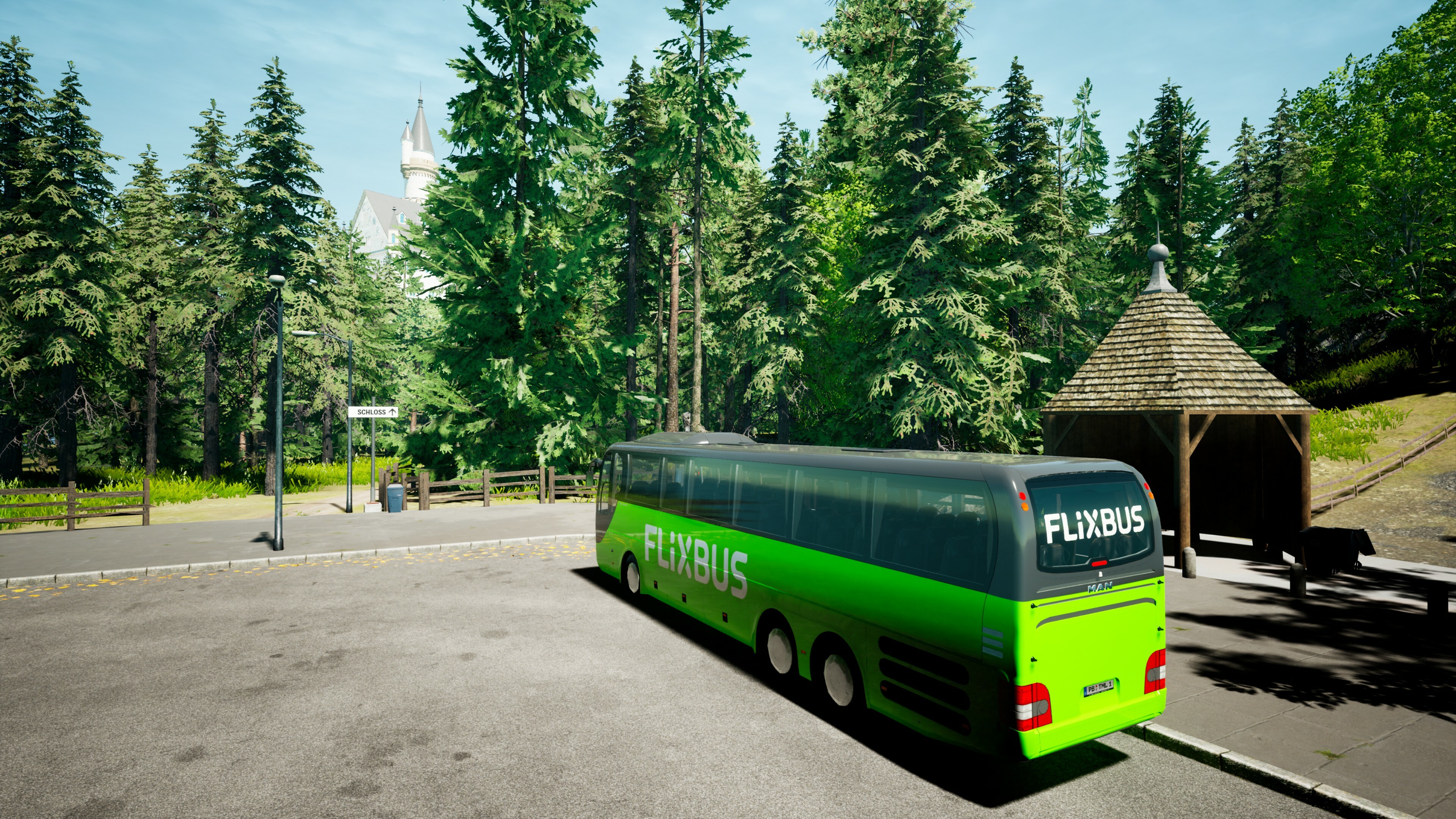 Fernbus Simulator - Bavarian Castle screenshot 13