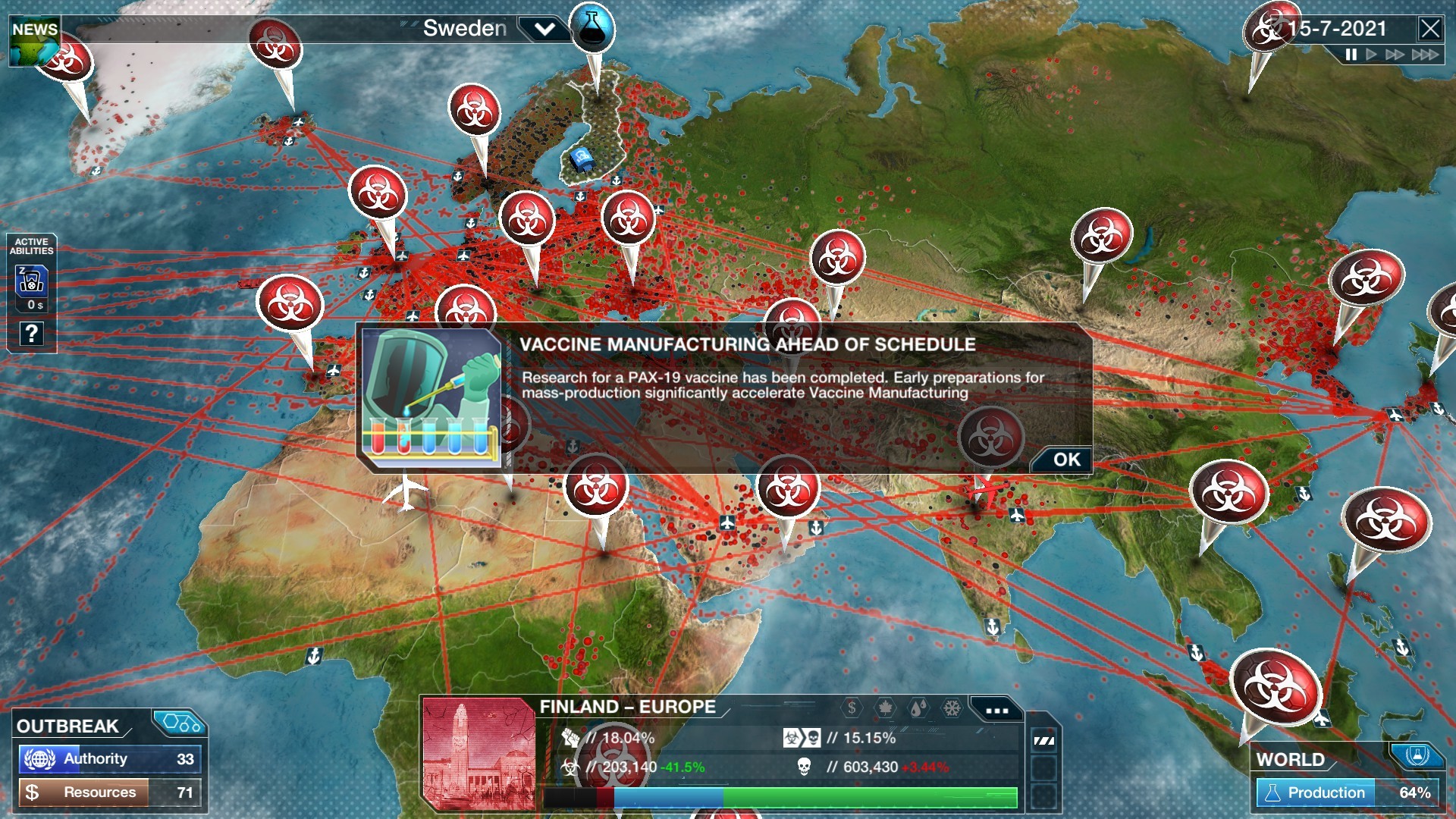 Plague Inc: The Cure screenshot 1