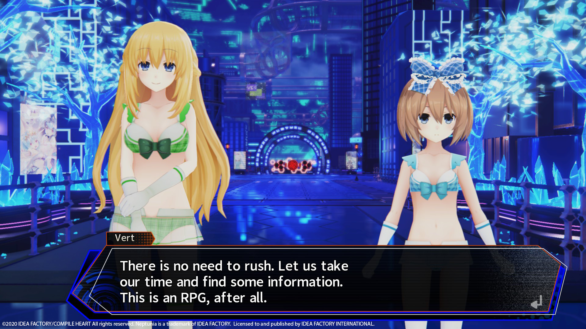 Neptunia Virtual Stars - Bikini Outfit: Goddess Set screenshot 6