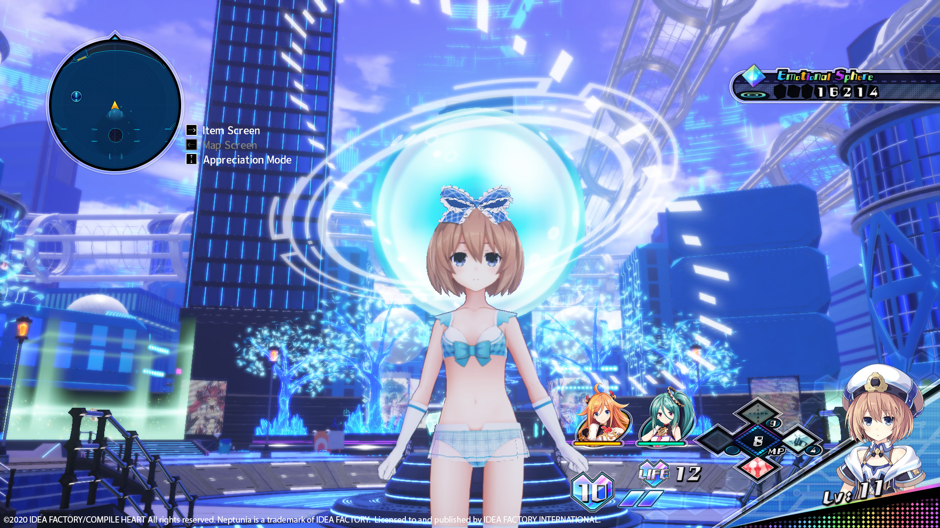 Neptunia Virtual Stars - Bikini Outfit: Goddess Set screenshot 3
