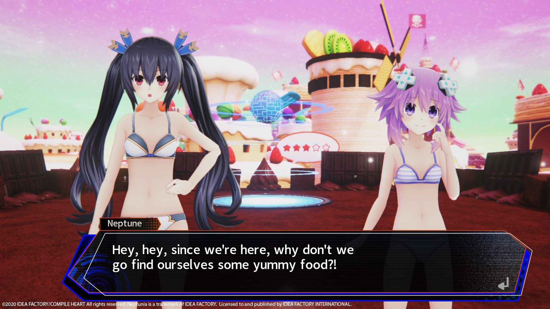Neptunia Virtual Stars - Swimsuit Outfit: Goddess Set screenshot 5